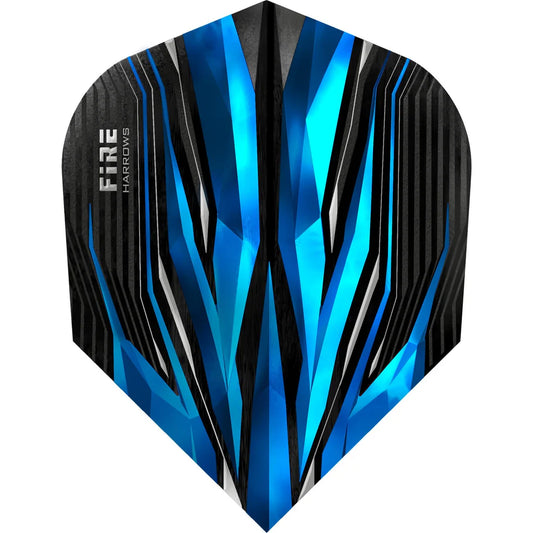 Harrows Fire Blue Standard Dart Flights