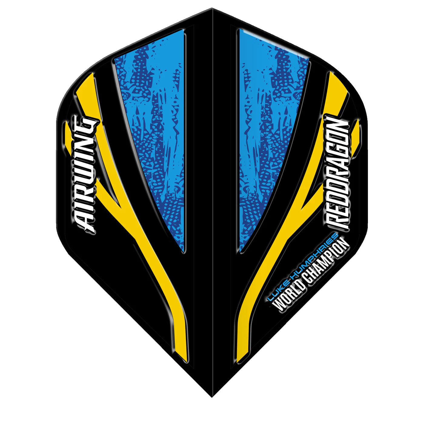 Red Dragon Airwing Molded Standard Flights - World Champion Luke Humphries - Black & Blue