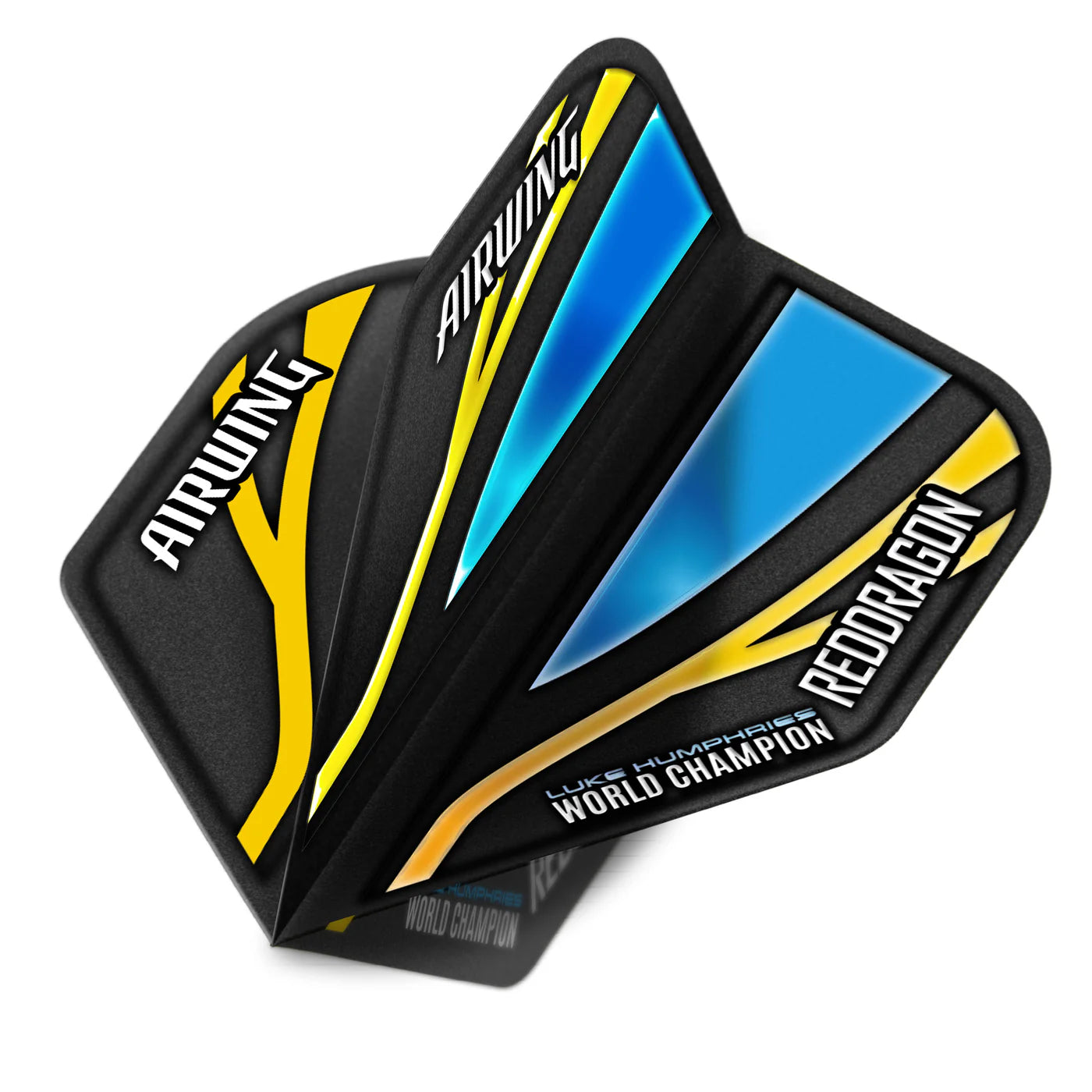 Red Dragon Airwing Molded Standard Flights - World Champion Luke Humphries - Black & Blue