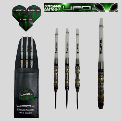 Dutchman Darts UFO Gold Series Style G 23 gram 90% Tungsten alloy