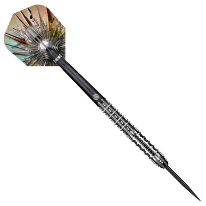 Shot Gnarly Shredda Steel Tip Dart Set-90% Tungsten Barrels-23gm