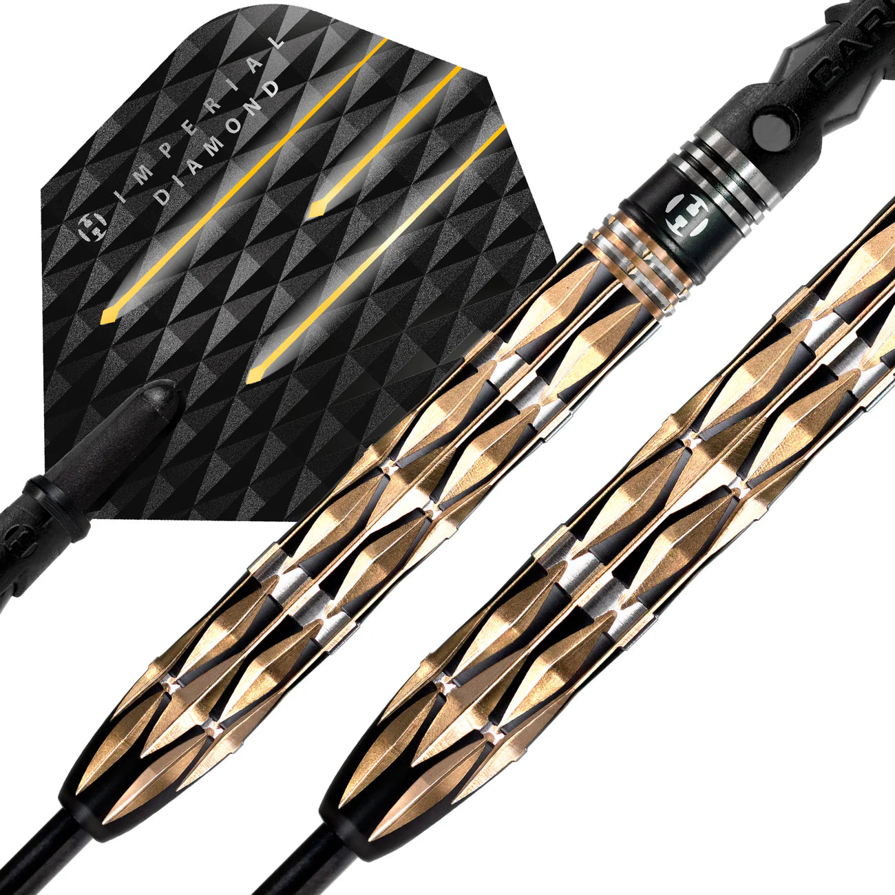 Harrows Imperial Diamond - Steel Tip Darts - 90% Tungsten - 26g