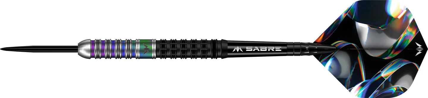 Mission Iridian Darts - Steel Tip - 90% Tungsten Black & Coral PVD - 24g