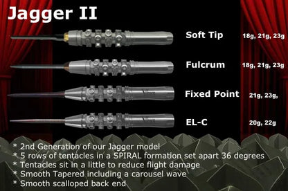 Voks Darts Jagger II – EL-C Steel Tip 22g