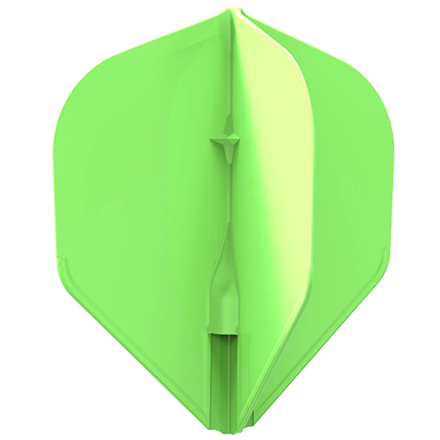 L-Style EZ Dart Flights - L1 Standard Neon Green