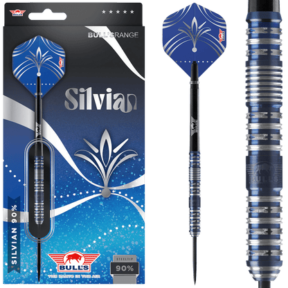 Bull's NL Silvian 90% Tungsten 24 gram Steel Tip Dart Set