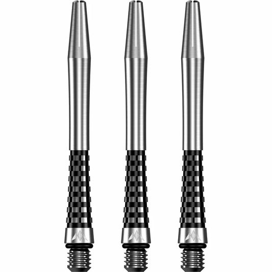 Mission Atom13 Aluminum Shafts - Natural Metal Stems  - Black - Medium