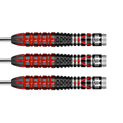 Shot Michael Smith Tenacious Steel Tip Dart Set-90% Front Weighted-24gm