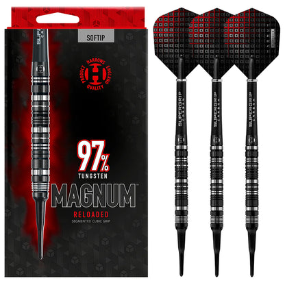 Harrows Magnum Reloaded - Soft Tip Darts - 97% Tungsten - 20g