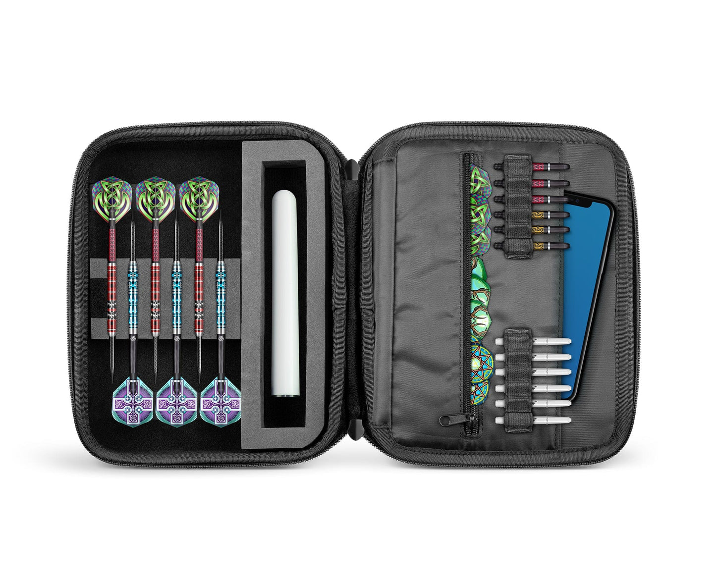 Shot Tactical Mega Darts Case-Four Set Dart Case - Red