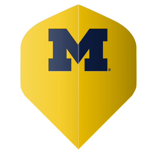 Shot NCAA Michigan Wolverines Flight Set Yellow