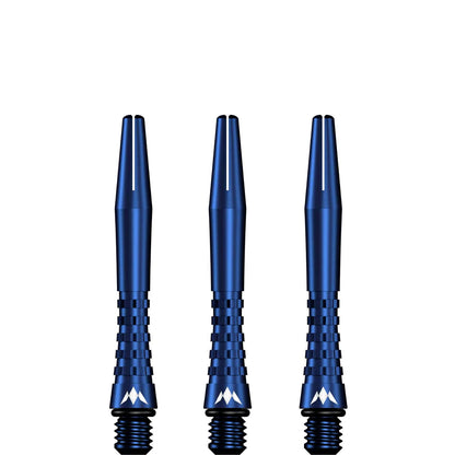 Mission Atom13 Aluminum Shafts - Anodized Metal Stems  - Blue - Short