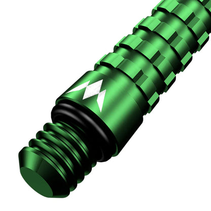 Mission Atom13 Aluminum Shafts - Anodized Metal Stems  - Green - Tweenie