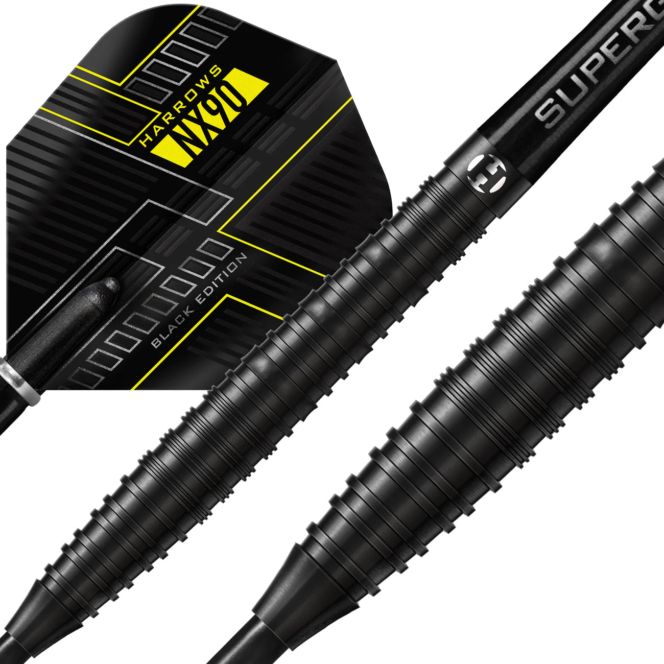 Harrows NX90 Black - Steel Tip - 90% Tungsten - 22g