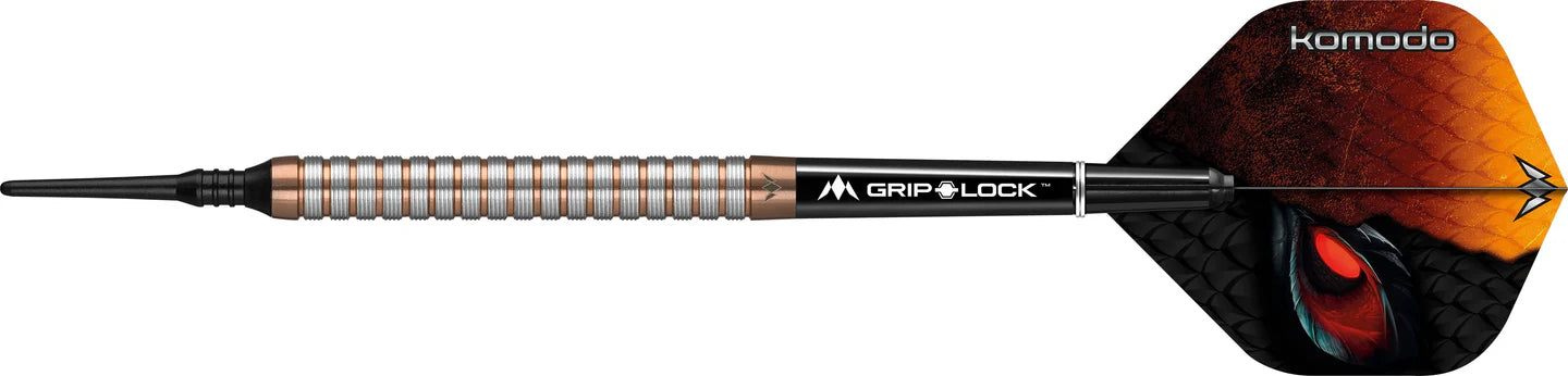 Mission Komodo Soft Tip Darts M1 MICRO - 90% Tungsten Rose Gold - 18gm