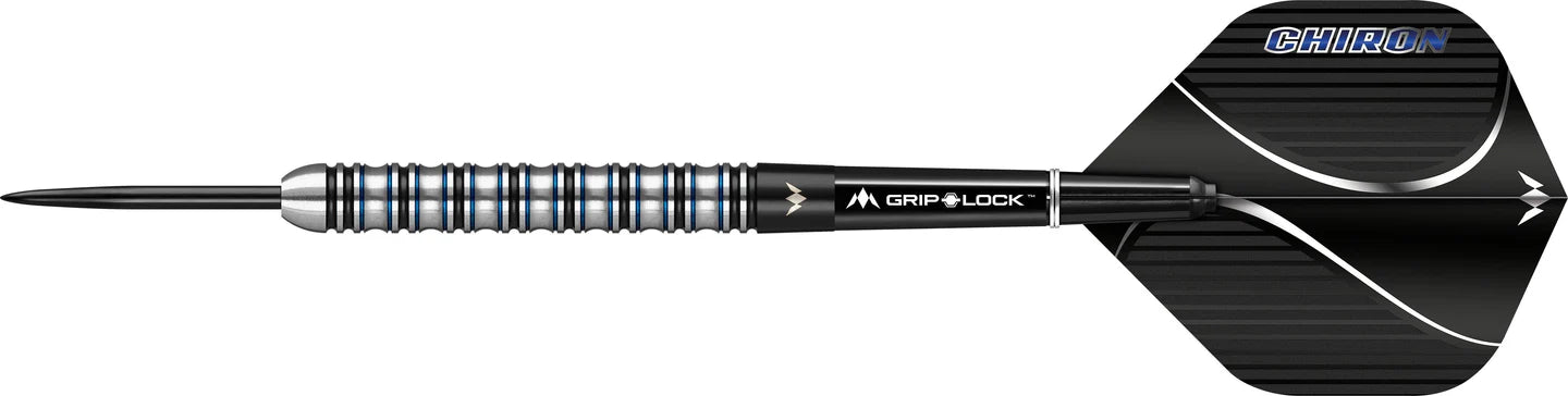 MISSION CHIRON DARTS - STEEL TIP - M1 - Electro Black & Blue 26g