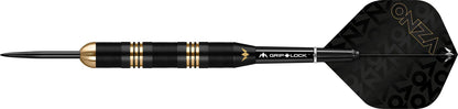 Mission Onza Darts - Steel Tip Brass - M1 - Black & Gold 24g