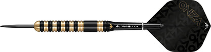 Mission Onza Darts - Steel Tip Brass - M3 - Black & Gold 23g