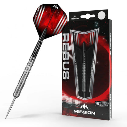 Mission Rebus Darts - Steel Tip - M2- Front Ring Grip 23g