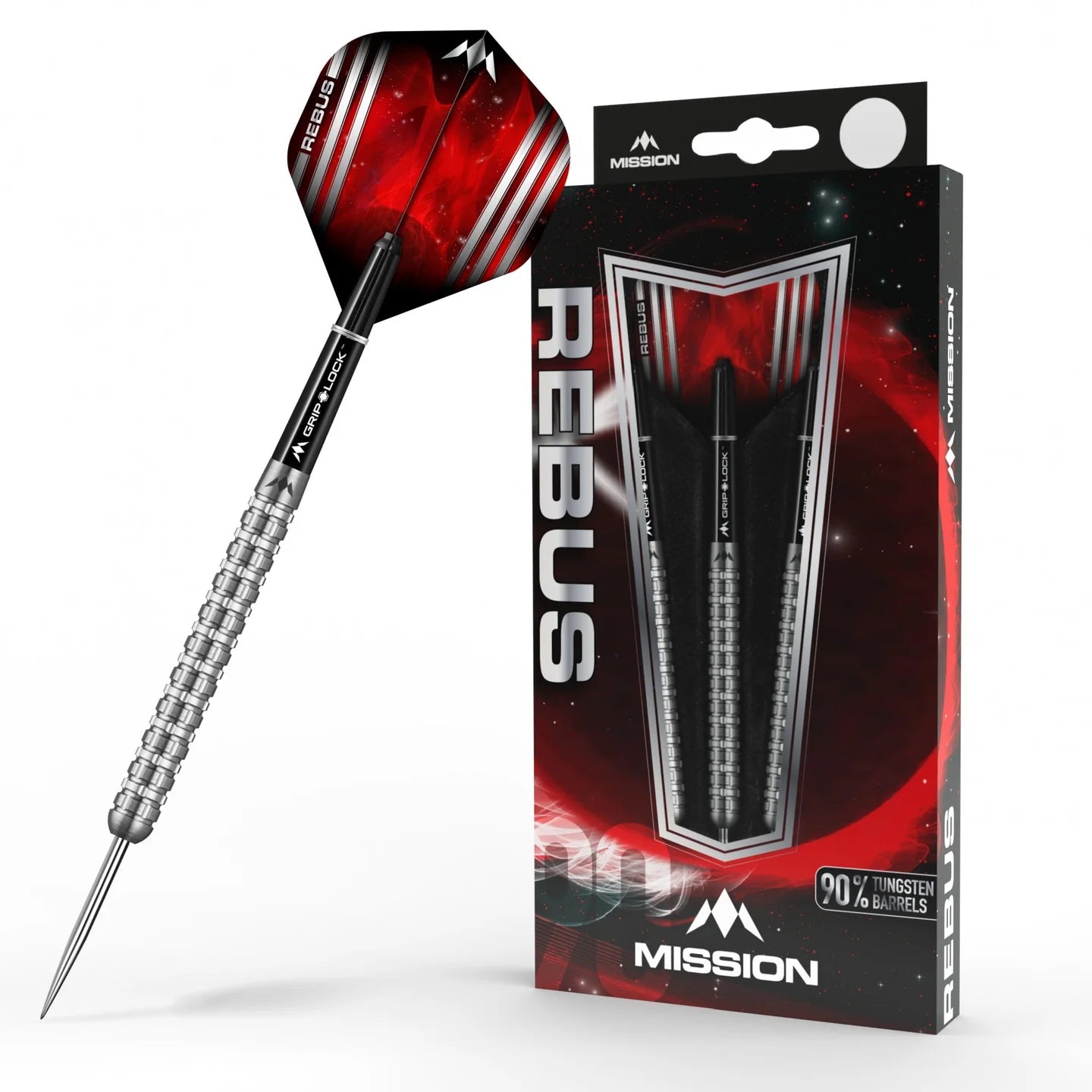 Mission Rebus Darts - Steel Tip - M3 - Linear Grip 23g