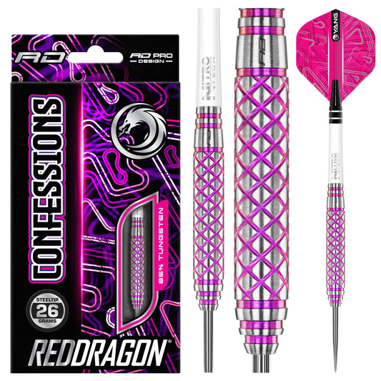 Red Dragon Confessions Steel Tip 26 gram 85% Tungsten