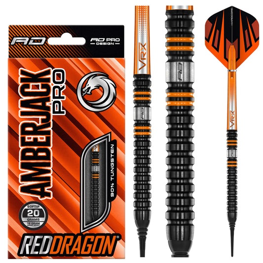 Red Dragon Amberjack Pro 1 18 gram barrel/20 gram full 90% Tungsten SOFT TIP