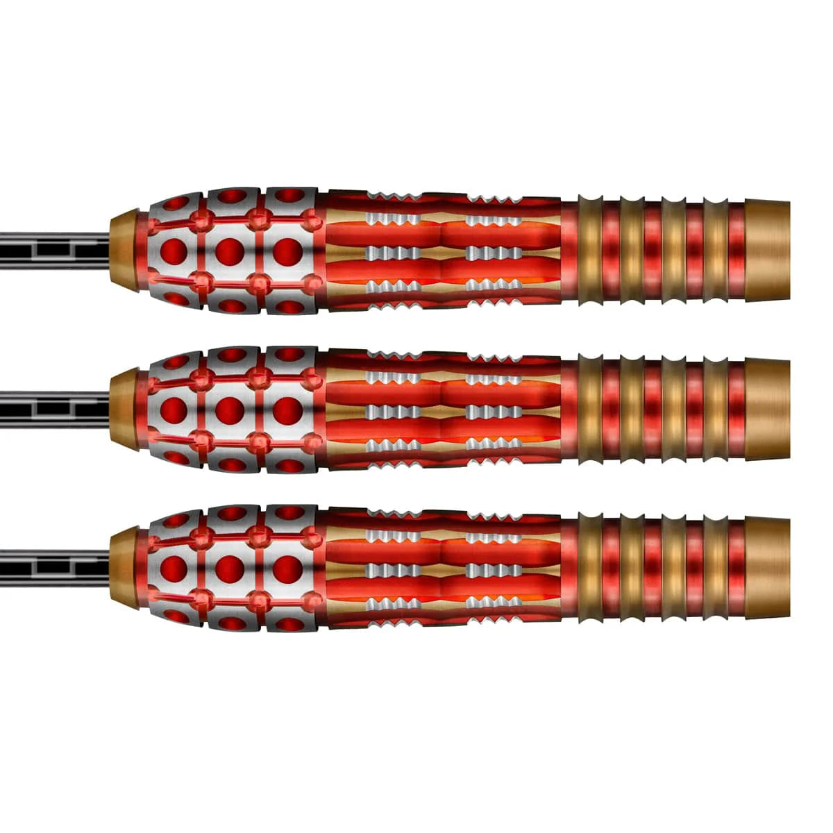 Shot Roman Empire Centurion Steel Tip Dart Set-90% Tungsten Barrels-23gm