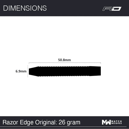 Red Dragon Razor Edge Original 26g 85% Tungsten