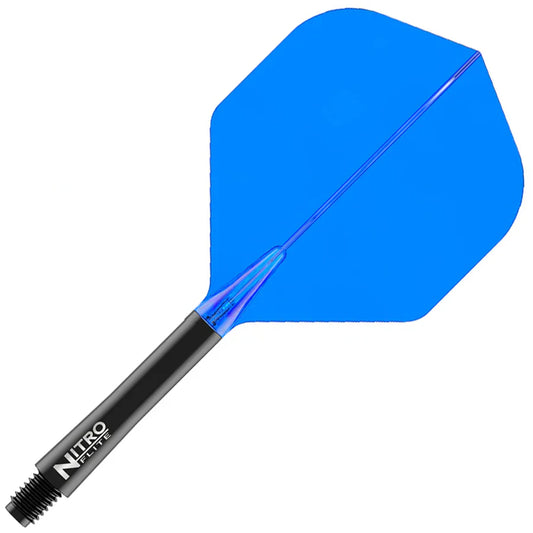 Red Dragon Nitro Flite Integrated Flight and Shaft System - No2 Medium Black & Blue