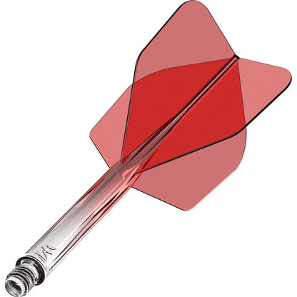 Mission Force 90 - Molded Flight & Shaft System - Gradient - Transparent Red - Standard No6 - Short