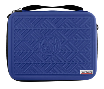 Shot Tactical Mega Darts Case-Four Set Dart Case - Blue