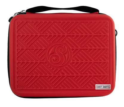 Shot Tactical Mega Darts Case-Four Set Dart Case - Red