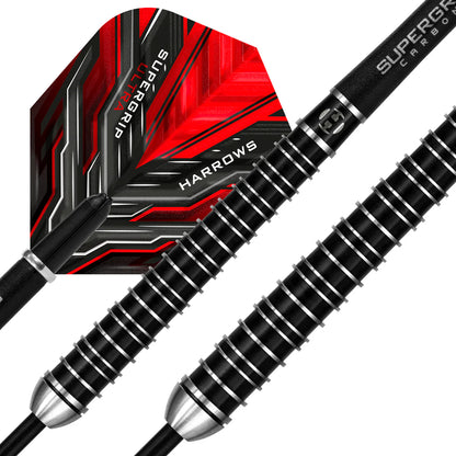 Harrows Supergrip Ultra - Steel Tip Darts - 90% Tungsten - 21g