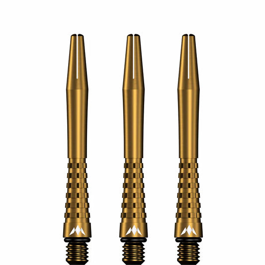 Mission Atom13 Aluminum Shafts - Anodized Metal Stems  - Gold - Tweenie