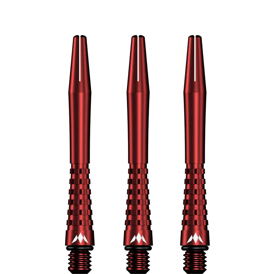 Mission Atom13 Aluminum Shafts - Anodized Metal Stems  - Red - Tweenie