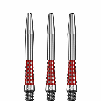 Mission Atom13 Aluminum Shafts - Natural Metal Stems  - Red - Tweenie