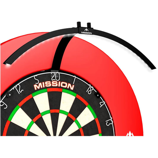 Mission Torus 100 - Folding Portable Travel Dartboard Light