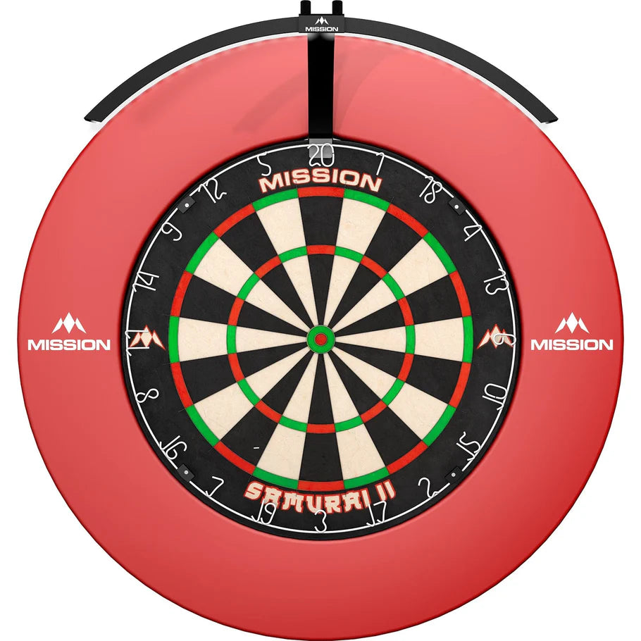 Mission Torus 100 - Folding Portable Travel Dartboard Light