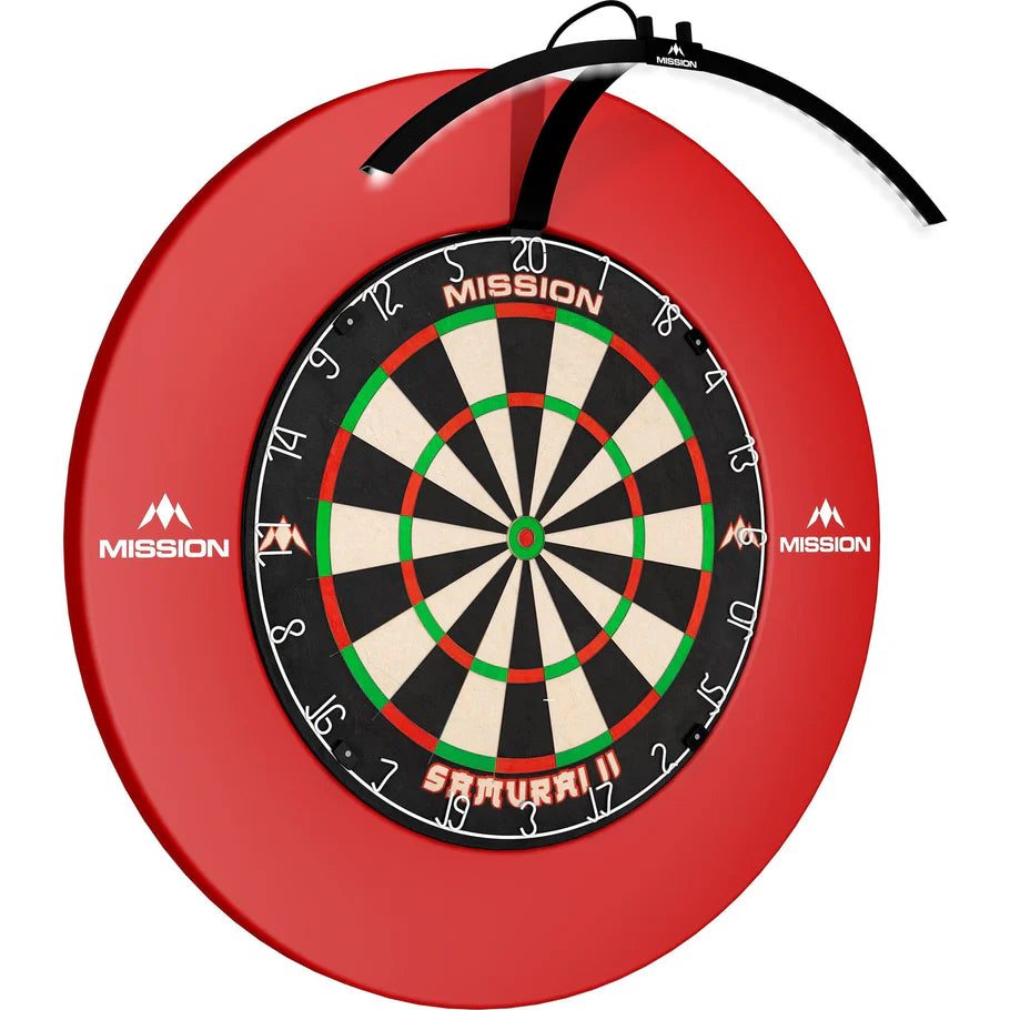 Mission Torus 100 - Folding Portable Travel Dartboard Light