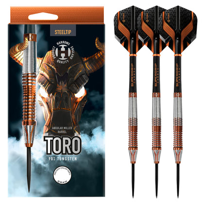 Harrows Toro - Steel Tip Darts 90% Tungsten - 26g