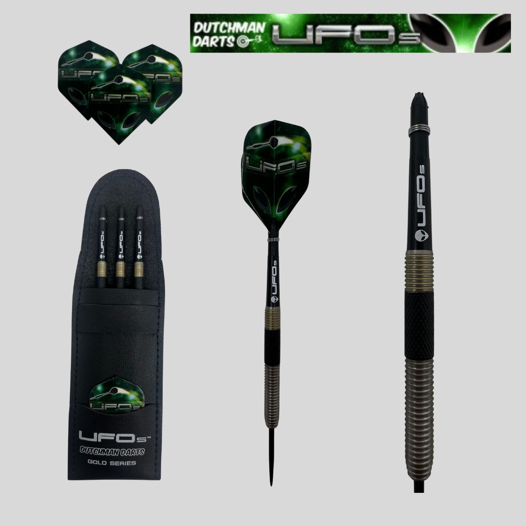 Dutchman Darts UFO Gold Series Style C 24 gram 90% Tungsten alloy