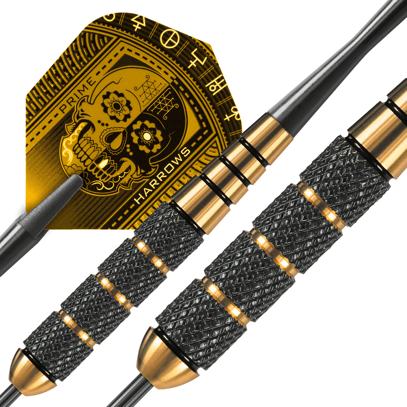 Harrows VooDoo - Steel Tip Darts - Brass - 21g