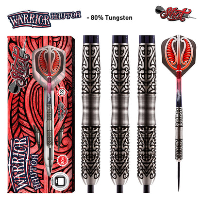 Shot Warrior Hautoa Steel Tip Dart Set-80% Tungsten-24gm