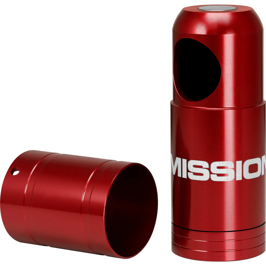 Mission Soft Tip Dispenser - holds 25 tips - Magnetic Holder - Red