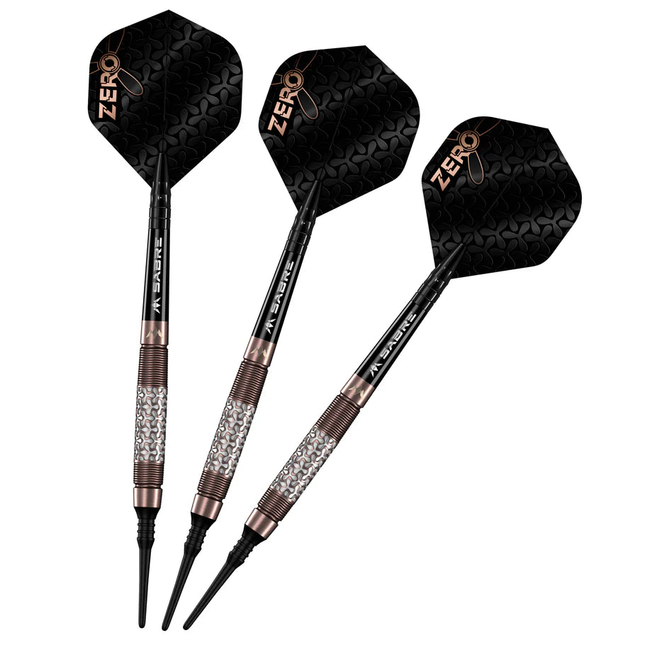 Mission Zero Soft Tip Darts - 97.5% Tungsten Bronze PVD - 18gm