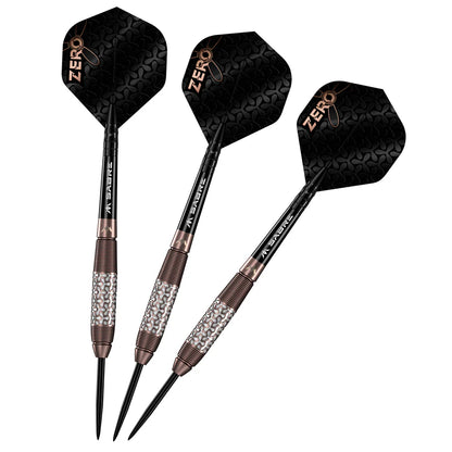 Mission Zero Darts - Steel Tip - 97.5% Tungsten Bronze PVD - 24g