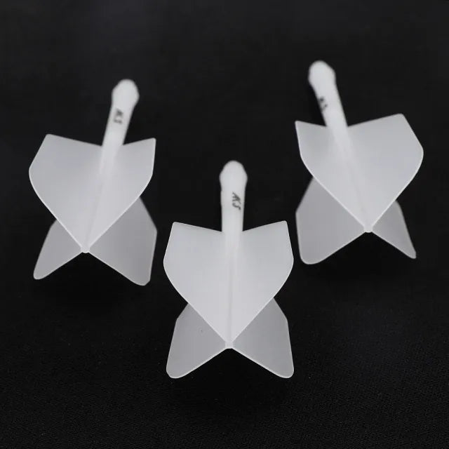 CUESOUL ROST AK5 Integrated Dart Shaft & Flight - Big Wing Shape - Short - Ice White