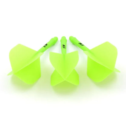 CUESOUL ROST AK5 Integrated Dart Shaft & Flight - Standard Shape - Medium - Green