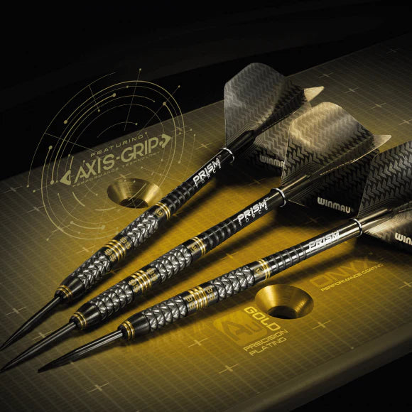 Winmau Aspria Steel Tip Dart Set 23 gram 95%/85% Tungsten alloy Dual Core technology