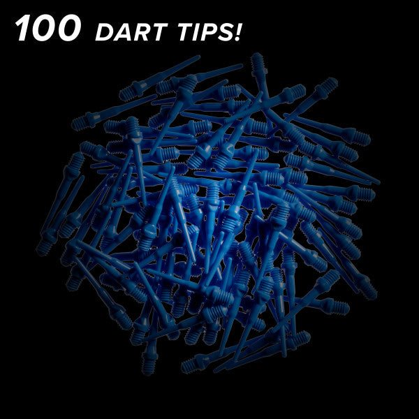 Viper Tufflex Tips II 2BA 100Ct Soft Dart Tips - Blue